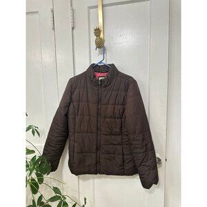 Old Navy Women’s size large brown puffer jacket